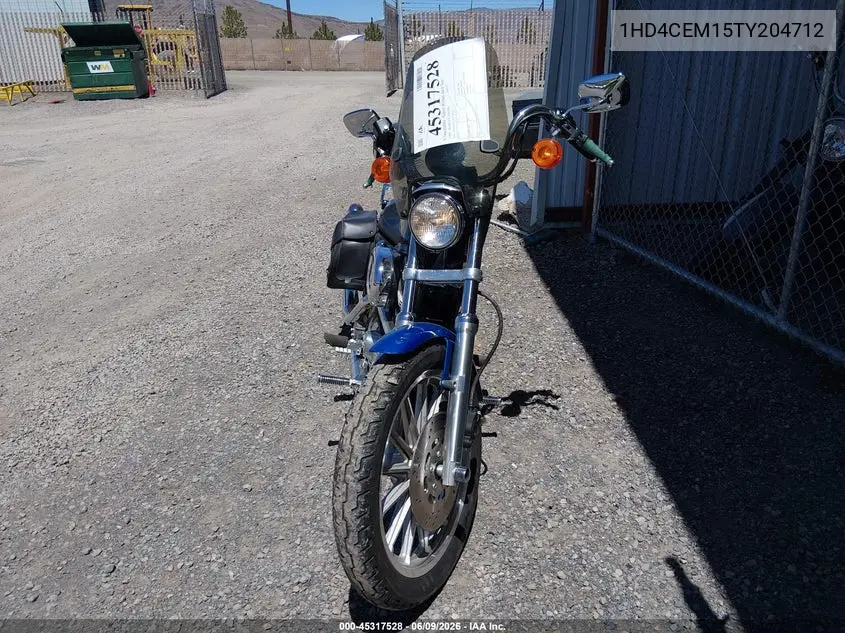 1996 Harley-Davidson Xl883 Hugger VIN: 1HD4CEM15TY204712 Lot: 45317528