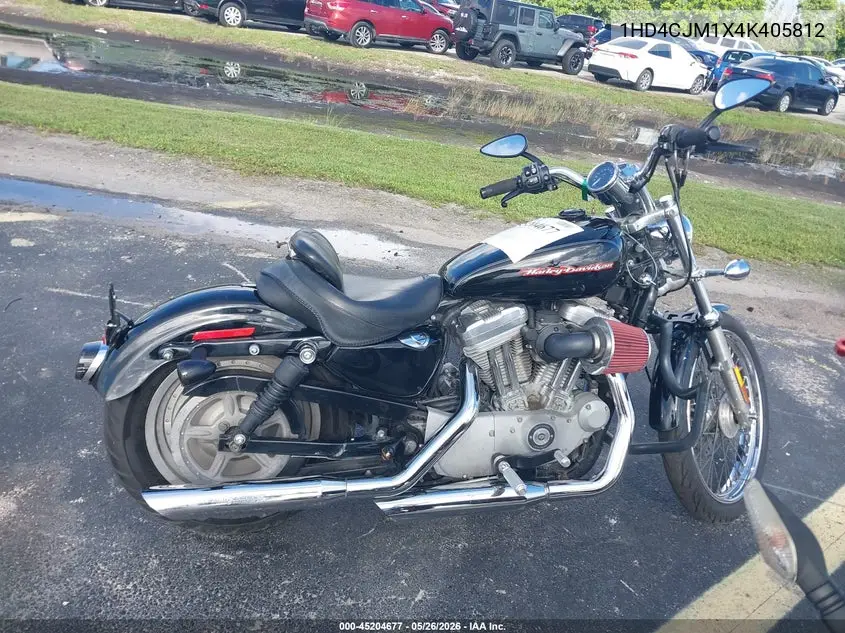 2004 Harley-Davidson Xl883 C VIN: 1HD4CJM1X4K405812 Lot: 45204677