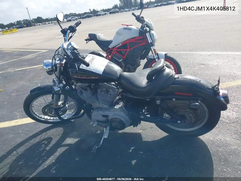 2004 Harley-Davidson Xl883 C VIN: 1HD4CJM1X4K405812 Lot: 45204677