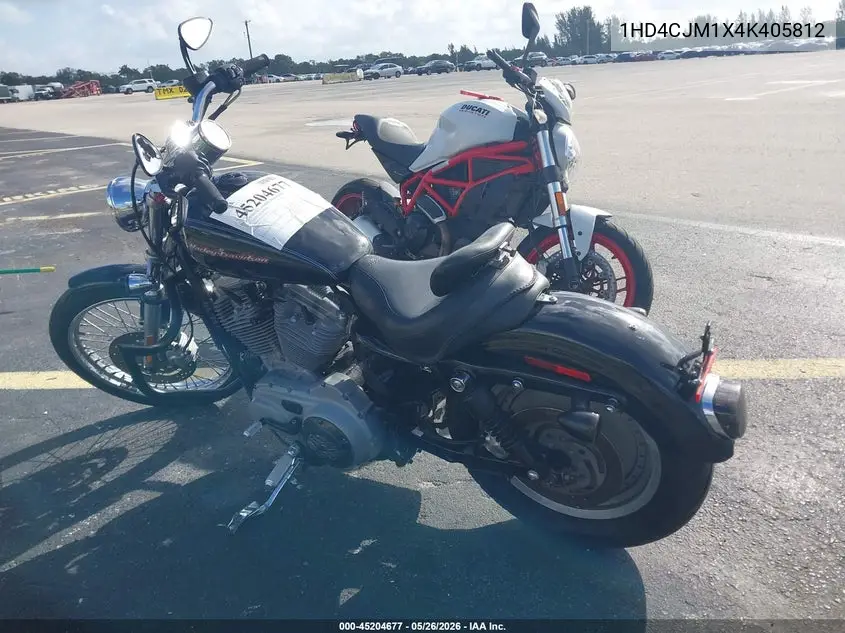 2004 Harley-Davidson Xl883 C VIN: 1HD4CJM1X4K405812 Lot: 45204677
