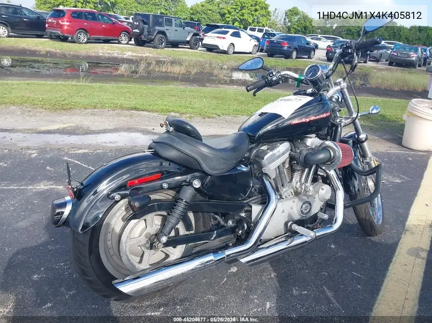 2004 Harley-Davidson Xl883 C VIN: 1HD4CJM1X4K405812 Lot: 45204677