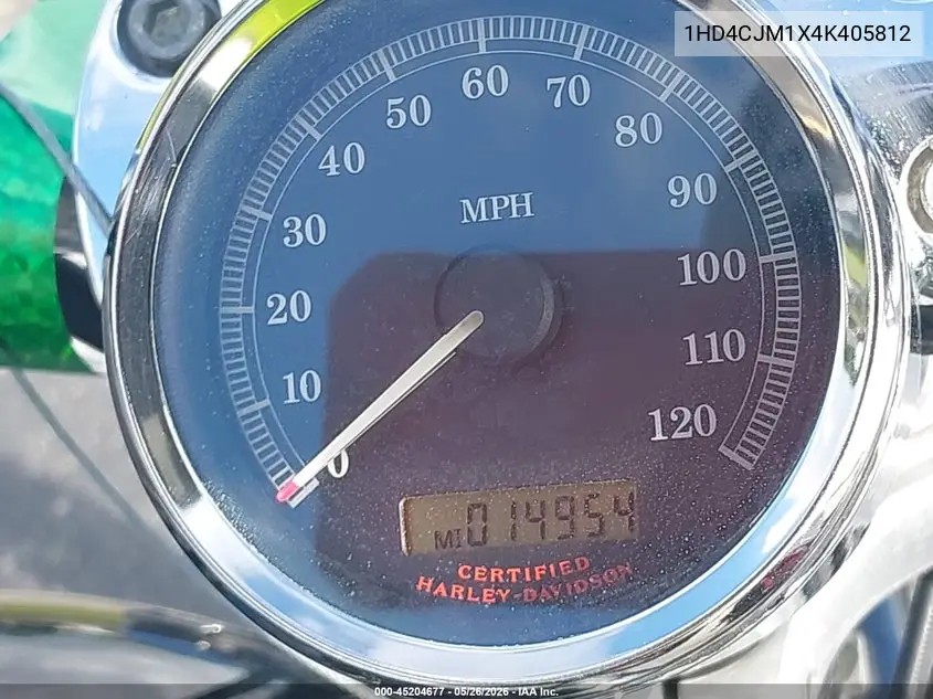 2004 Harley-Davidson Xl883 C VIN: 1HD4CJM1X4K405812 Lot: 45204677