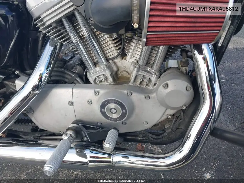 2004 Harley-Davidson Xl883 C VIN: 1HD4CJM1X4K405812 Lot: 45204677