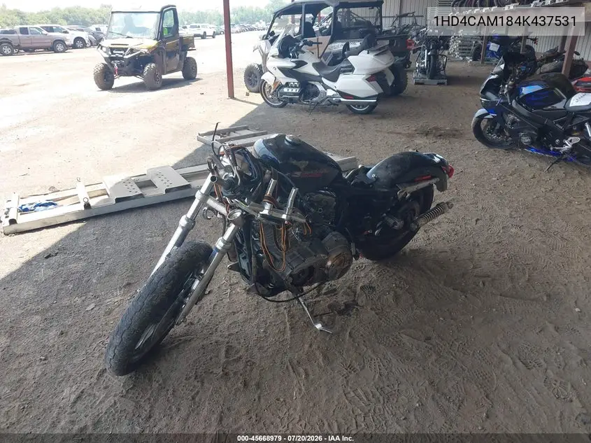 2004 Harley-Davidson Xl883 VIN: 1HD4CAM184K437531 Lot: 45668979