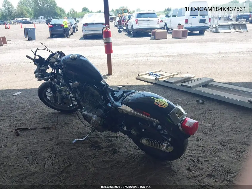 2004 Harley-Davidson Xl883 VIN: 1HD4CAM184K437531 Lot: 45668979