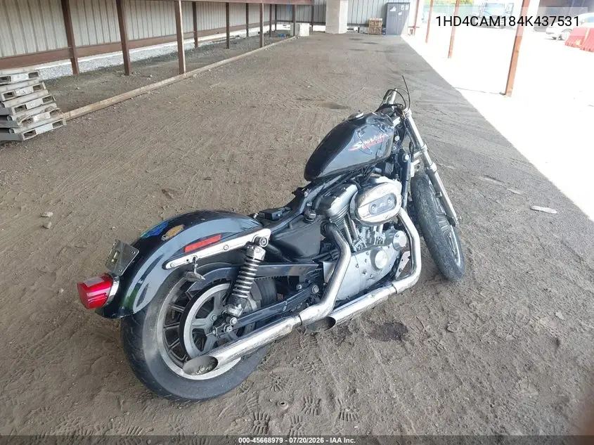 2004 Harley-Davidson Xl883 VIN: 1HD4CAM184K437531 Lot: 45668979