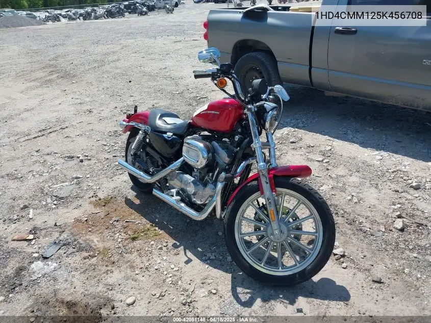 2005 Harley-Davidson Xl883 L VIN: 1HD4CMM125K456708 Lot: 42081148