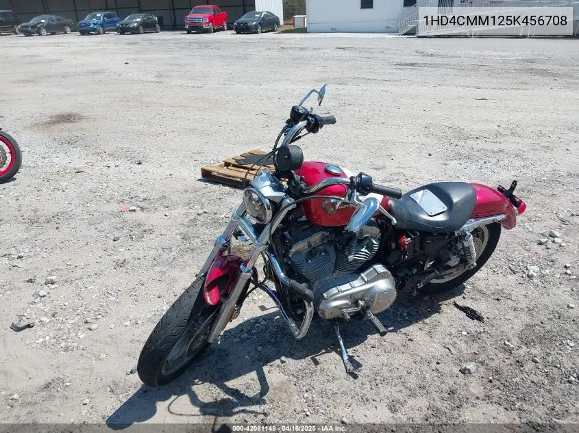 2005 Harley-Davidson Xl883 L VIN: 1HD4CMM125K456708 Lot: 42081148