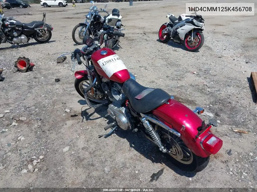 2005 Harley-Davidson Xl883 L VIN: 1HD4CMM125K456708 Lot: 42081148