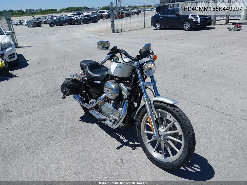 2005 Harley-Davidson Xl883 L VIN: 1HD4CMM155K449297 Lot: 45107643