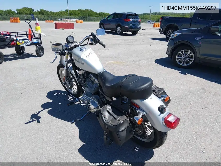 2005 Harley-Davidson Xl883 L VIN: 1HD4CMM155K449297 Lot: 45107643