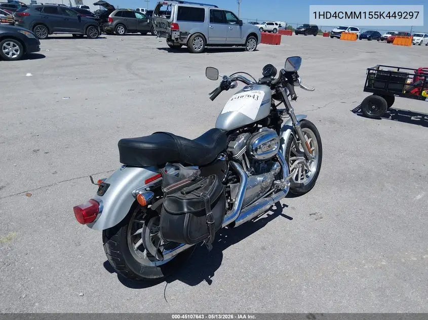 2005 Harley-Davidson Xl883 L VIN: 1HD4CMM155K449297 Lot: 45107643