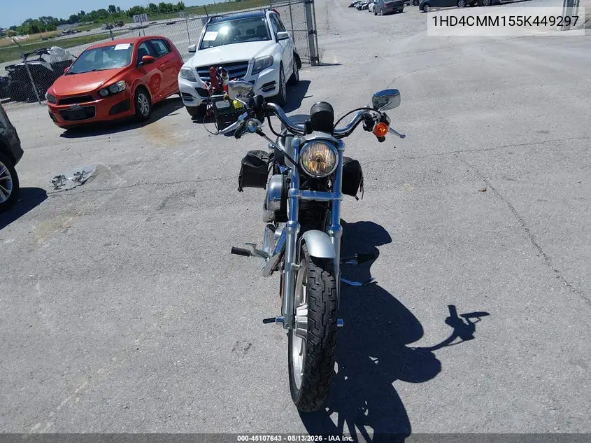 2005 Harley-Davidson Xl883 L VIN: 1HD4CMM155K449297 Lot: 45107643