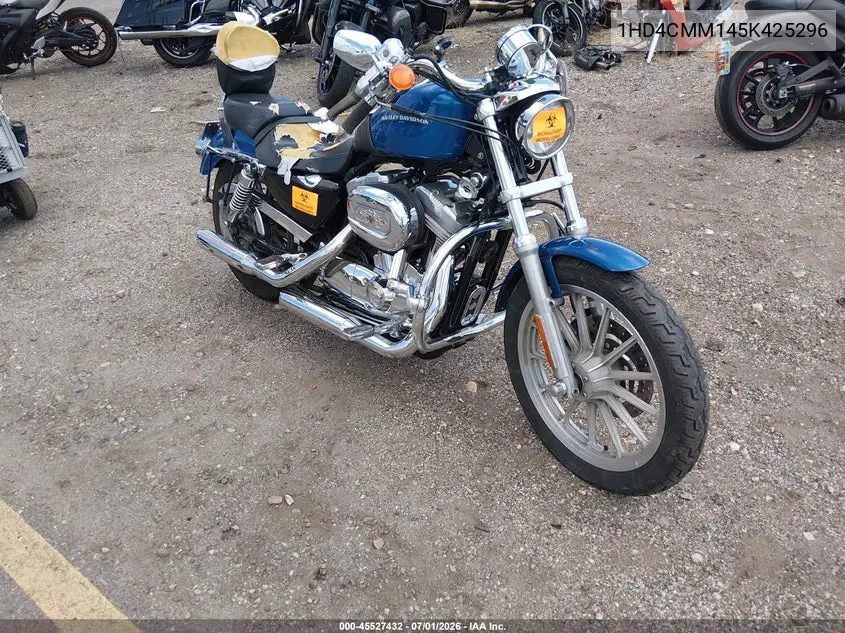 2005 Harley-Davidson Xl883 L VIN: 1HD4CMM145K425296 Lot: 45527432