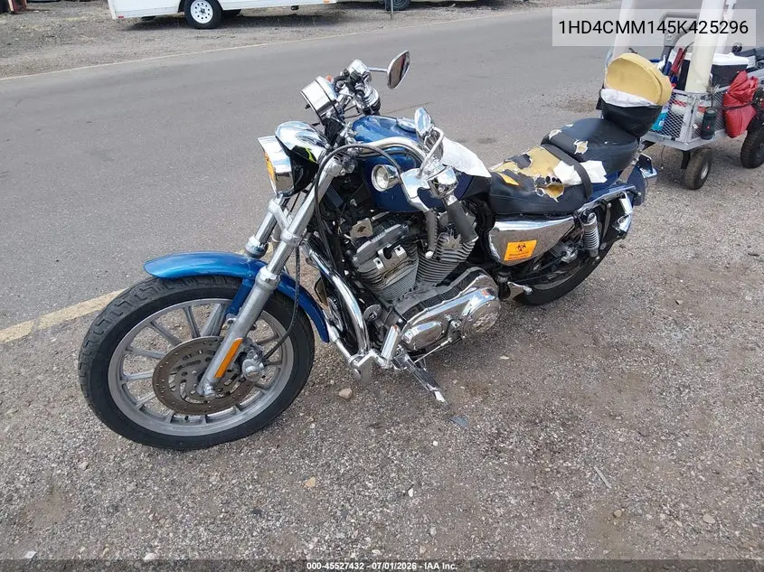 2005 Harley-Davidson Xl883 L VIN: 1HD4CMM145K425296 Lot: 45527432