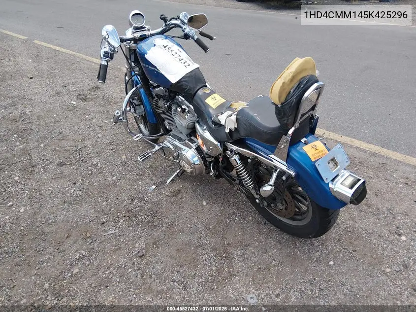 2005 Harley-Davidson Xl883 L VIN: 1HD4CMM145K425296 Lot: 45527432