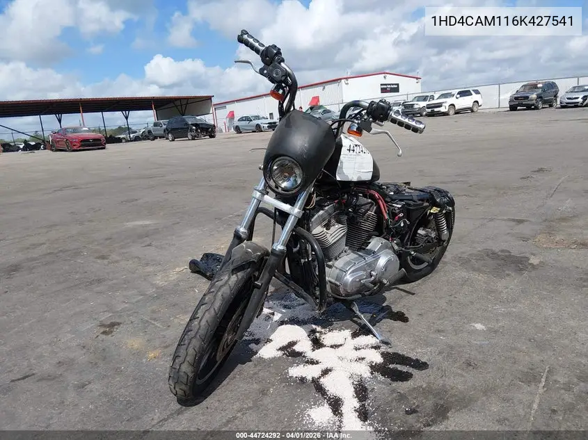 2006 Harley-Davidson Xl883 VIN: 1HD4CAM116K427541 Lot: 44724292