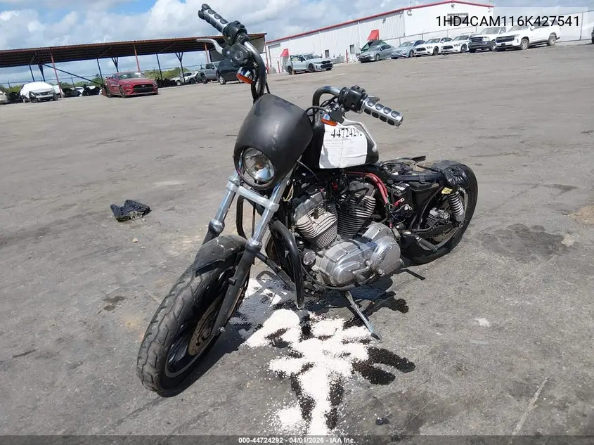 2006 Harley-Davidson Xl883 VIN: 1HD4CAM116K427541 Lot: 44724292
