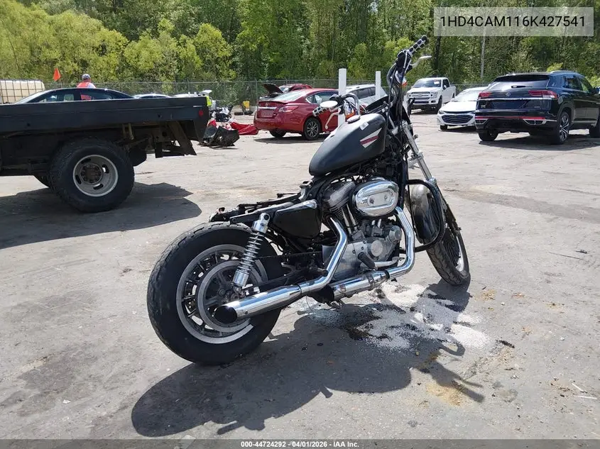 2006 Harley-Davidson Xl883 VIN: 1HD4CAM116K427541 Lot: 44724292