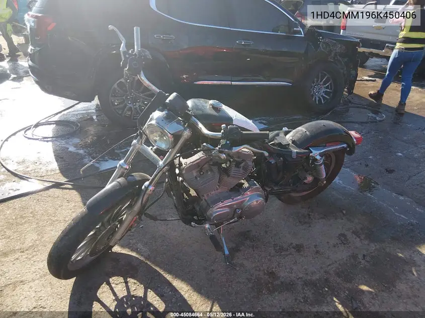 2006 Harley-Davidson Xl883 L VIN: 1HD4CMM196K450406 Lot: 45084664