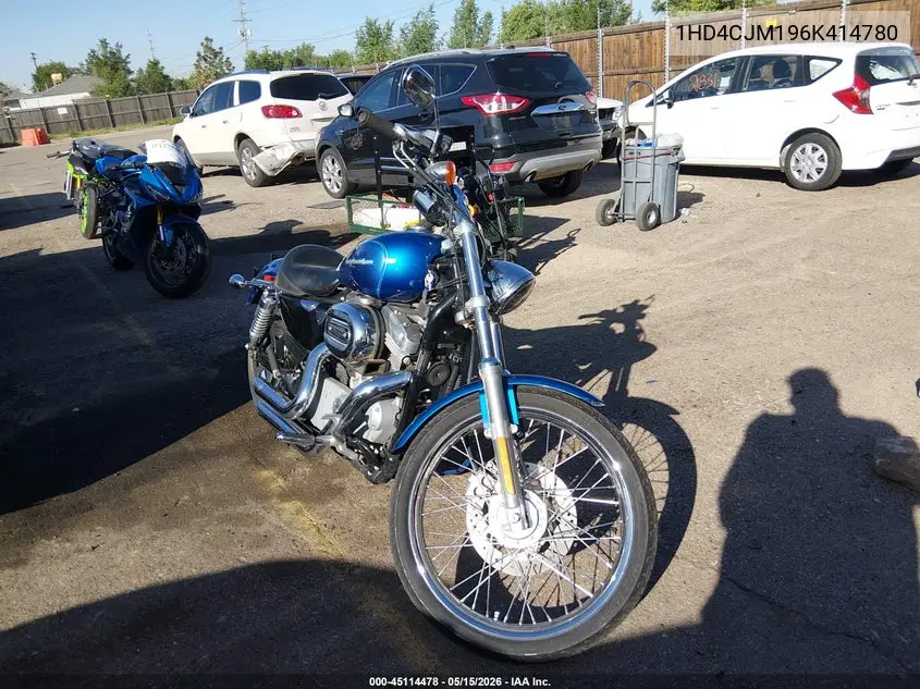 2006 Harley-Davidson Xl883 C VIN: 1HD4CJM196K414780 Lot: 45114478