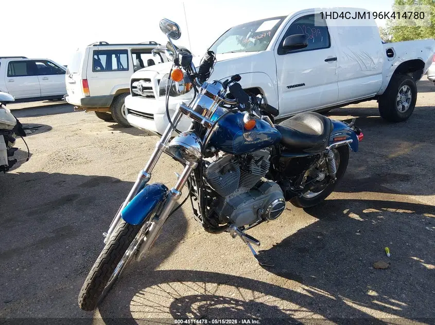 2006 Harley-Davidson Xl883 C VIN: 1HD4CJM196K414780 Lot: 45114478