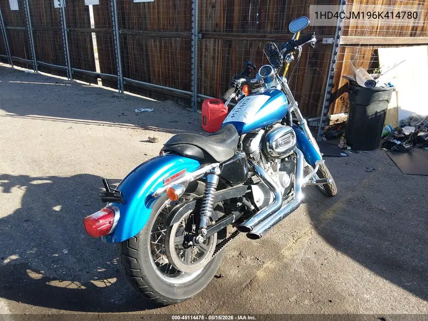 2006 Harley-Davidson Xl883 C VIN: 1HD4CJM196K414780 Lot: 45114478