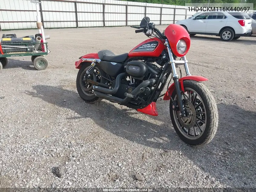 2006 Harley-Davidson Xl883 R VIN: 1HD4CKM116K440697 Lot: 45221265