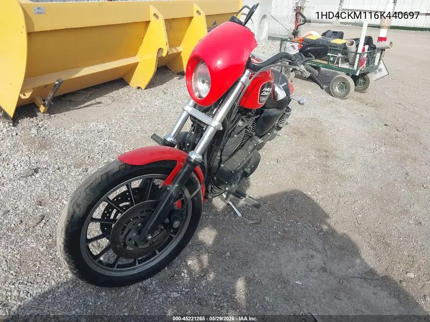 2006 Harley-Davidson Xl883 R VIN: 1HD4CKM116K440697 Lot: 45221265