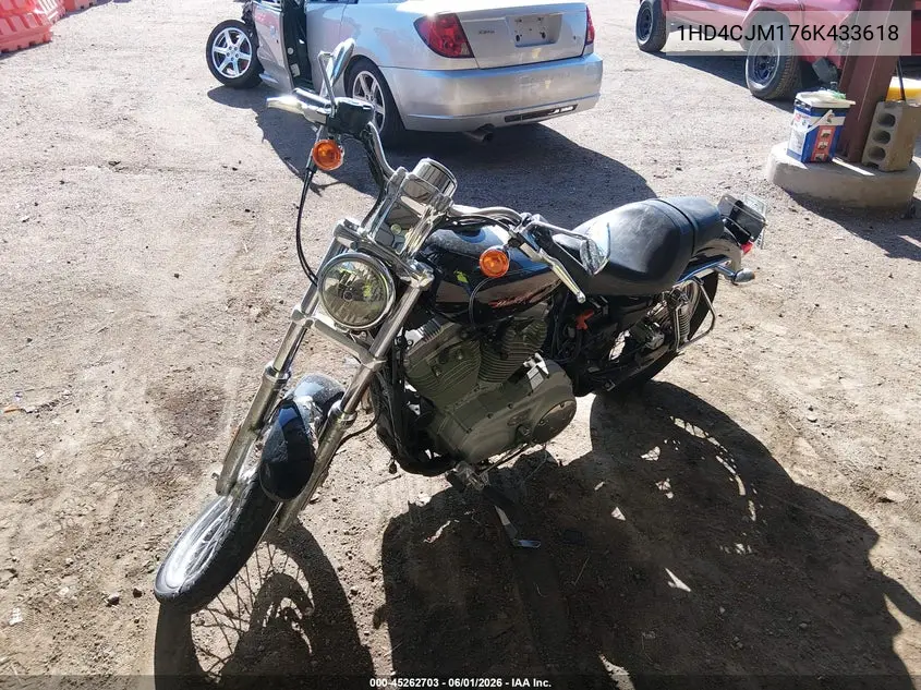2006 Harley-Davidson Xl883 C VIN: 1HD4CJM176K433618 Lot: 45262703