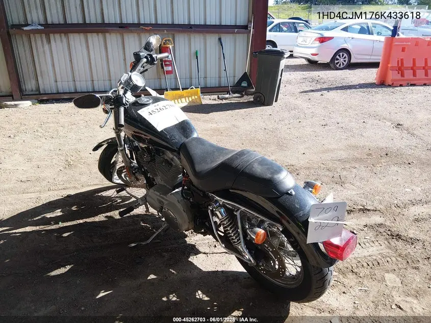 2006 Harley-Davidson Xl883 C VIN: 1HD4CJM176K433618 Lot: 45262703
