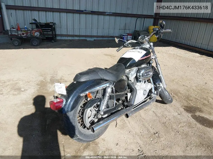2006 Harley-Davidson Xl883 C VIN: 1HD4CJM176K433618 Lot: 45262703