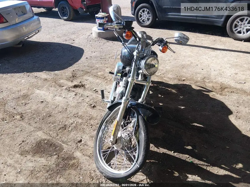 2006 Harley-Davidson Xl883 C VIN: 1HD4CJM176K433618 Lot: 45262703
