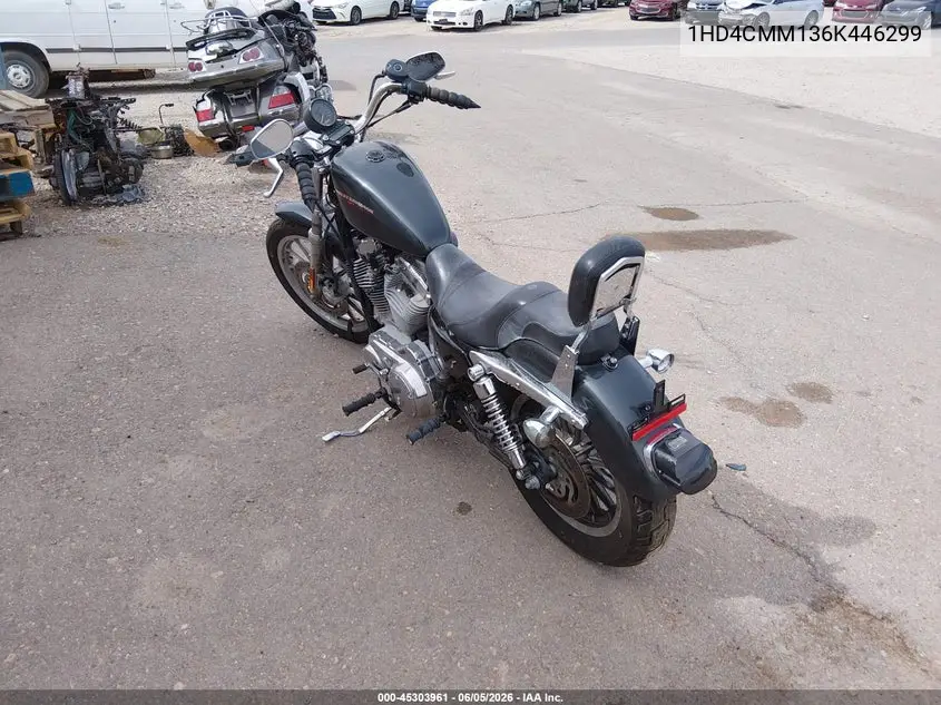 2006 Harley-Davidson Xl883 L VIN: 1HD4CMM136K446299 Lot: 45303961