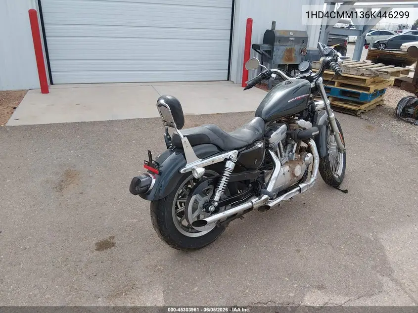 2006 Harley-Davidson Xl883 L VIN: 1HD4CMM136K446299 Lot: 45303961