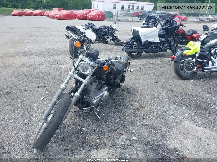 2006 Harley-Davidson Xl883 L VIN: 1HD4CMM186K422273 Lot: 45475911