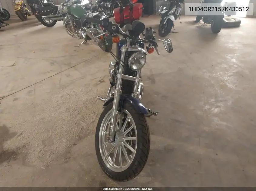 2007 Harley-Davidson Xl883 L VIN: 1HD4CR2157K430512 Lot: 45039352