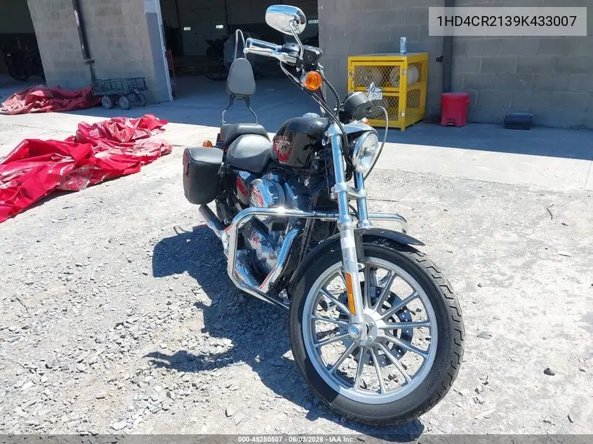 2009 Harley-Davidson Xl883 L VIN: 1HD4CR2139K433007 Lot: 45250507