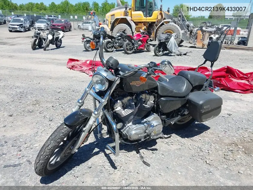 2009 Harley-Davidson Xl883 L VIN: 1HD4CR2139K433007 Lot: 45250507