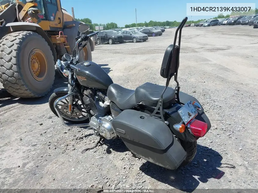 2009 Harley-Davidson Xl883 L VIN: 1HD4CR2139K433007 Lot: 45250507