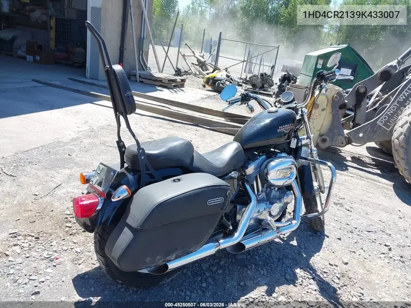 2009 Harley-Davidson Xl883 L VIN: 1HD4CR2139K433007 Lot: 45250507