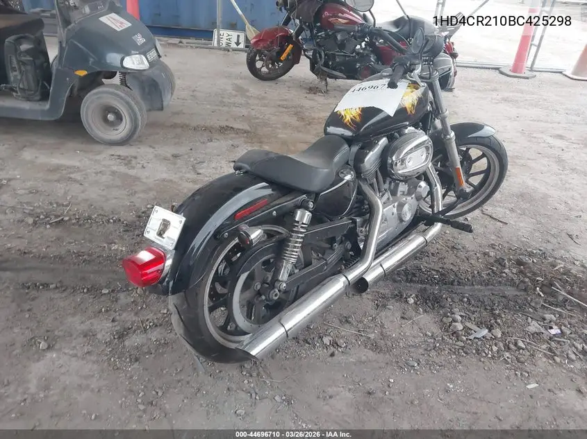 2011 Harley-Davidson Xl883 L VIN: 1HD4CR210BC425298 Lot: 44696710