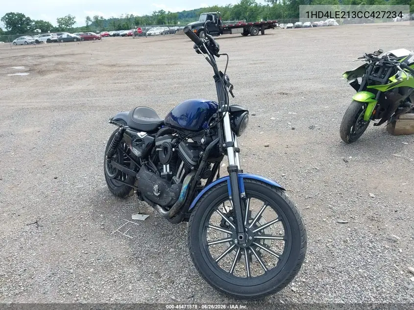 2012 Harley-Davidson Xl883 Iron 883 VIN: 1HD4LE213CC427234 Lot: 45471878