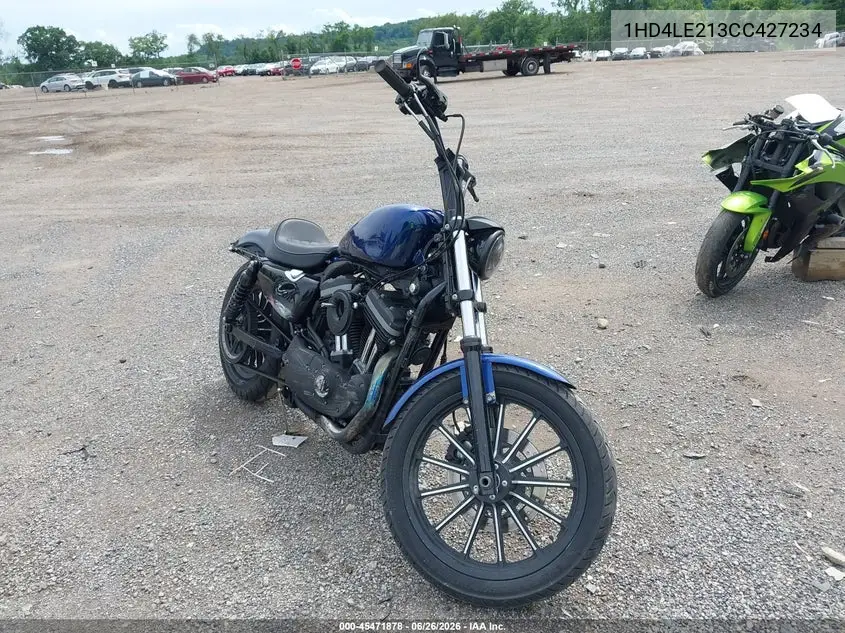 2012 Harley-Davidson Xl883 Iron 883 VIN: 1HD4LE213CC427234 Lot: 45471878