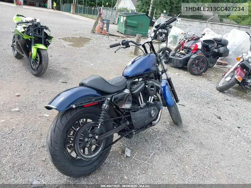 2012 Harley-Davidson Xl883 Iron 883 VIN: 1HD4LE213CC427234 Lot: 45471878