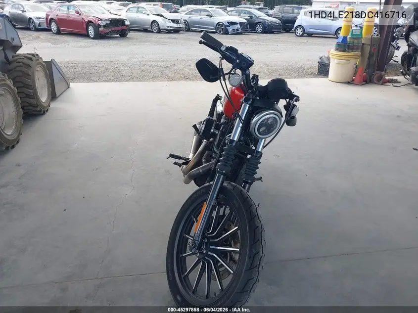 2013 Harley-Davidson Xl883 Iron 883 VIN: 1HD4LE218DC416716 Lot: 45297858