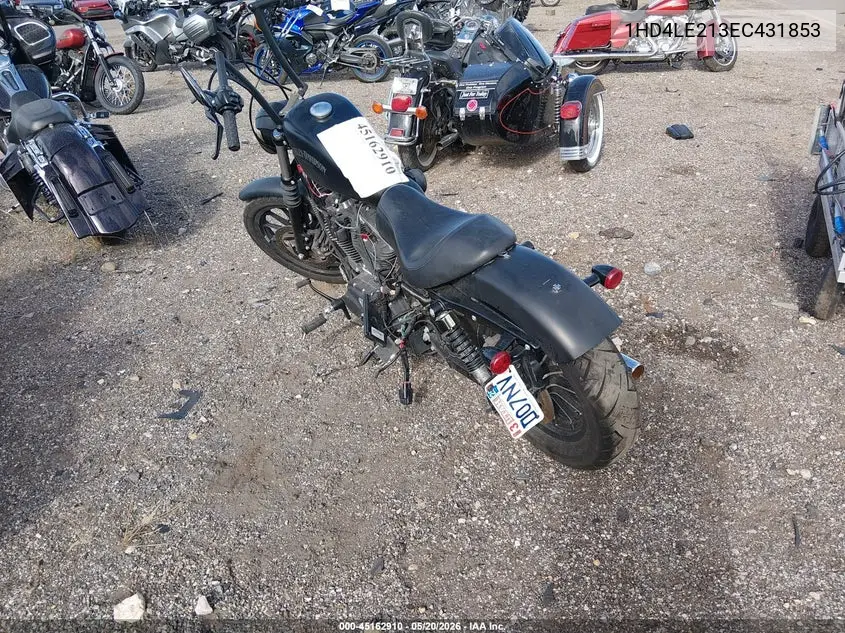 2014 Harley-Davidson Xl883 Iron 883 VIN: 1HD4LE213EC431853 Lot: 45162910