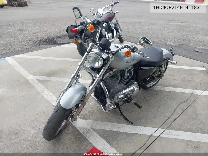 2014 Harley-Davidson Xl883 Superlow VIN: 1HD4CR214EC411831 Lot: 45421729