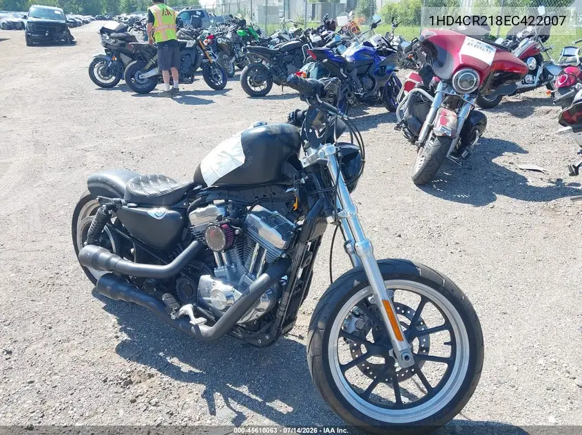2014 Harley-Davidson Xl883 Superlow VIN: 1HD4CR218EC422007 Lot: 45610063