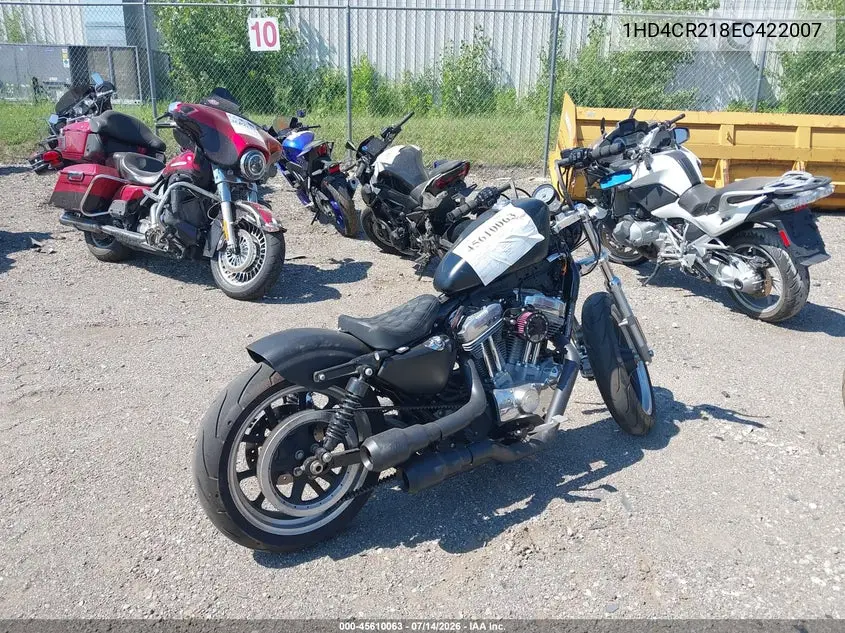 2014 Harley-Davidson Xl883 Superlow VIN: 1HD4CR218EC422007 Lot: 45610063
